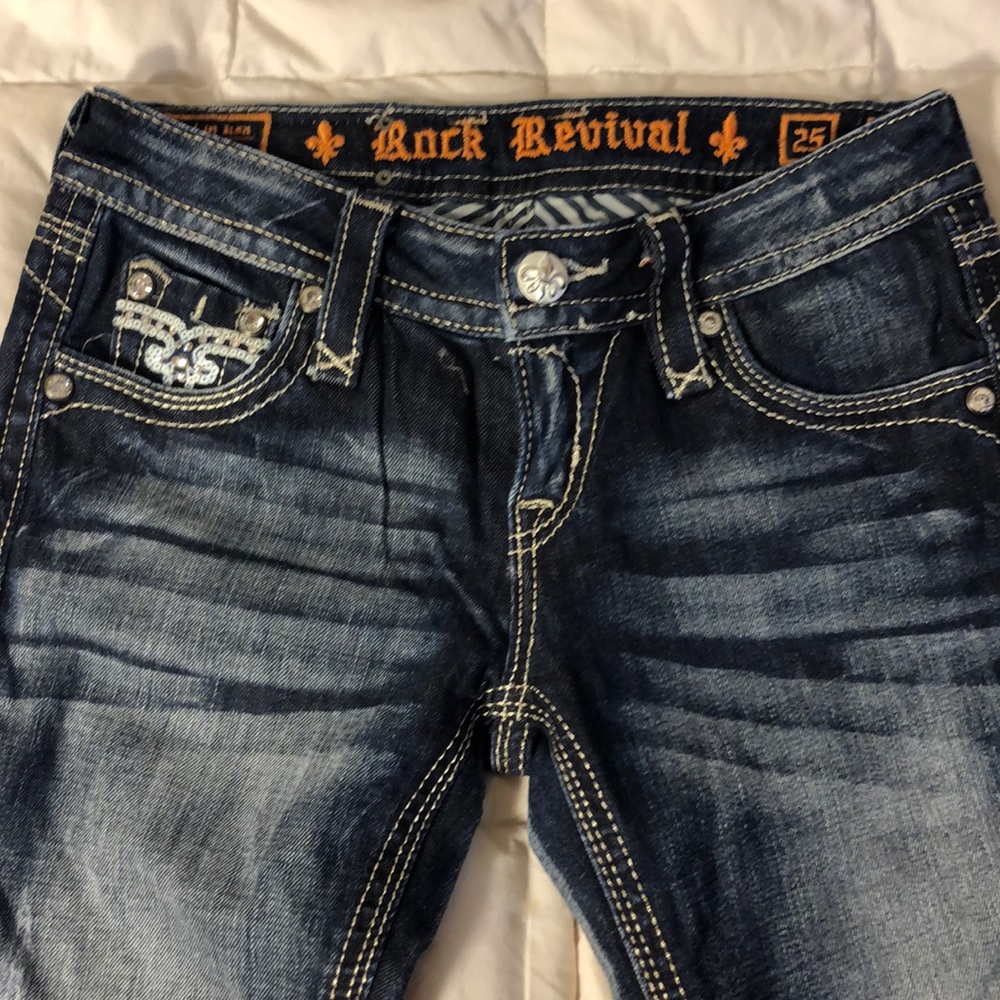 Rock Revival Sora Boot Jean Sz 25